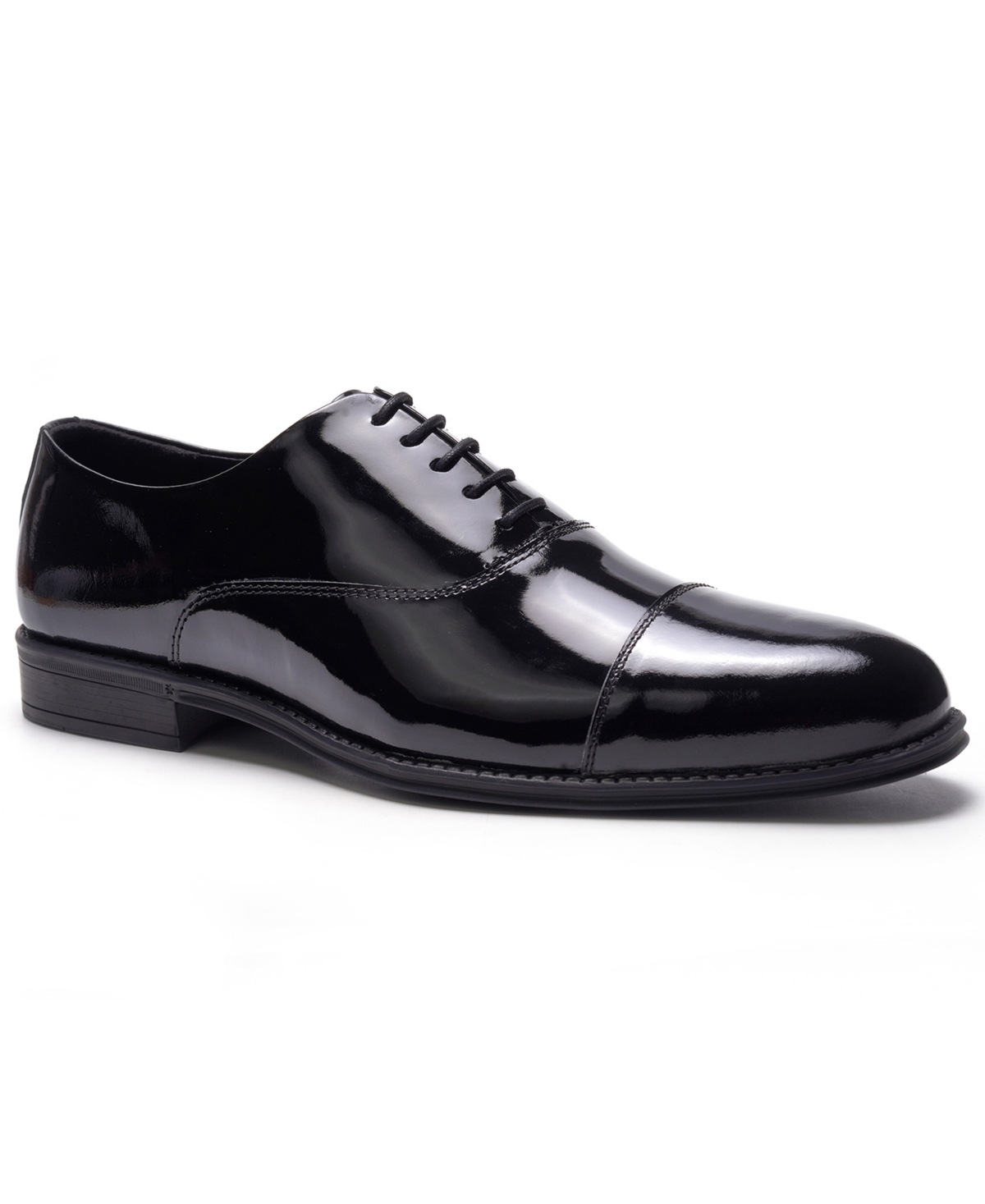 Men's Nero Cap-Toe Oxford Shoes - Black