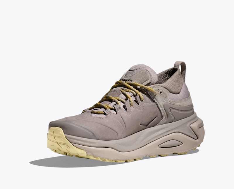 HOKA Men's Kaha 3 Low GTX Shoes in Cement/Putty
