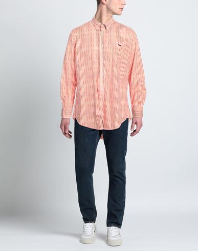 Man Shirt Tomato red Size XL Cotton