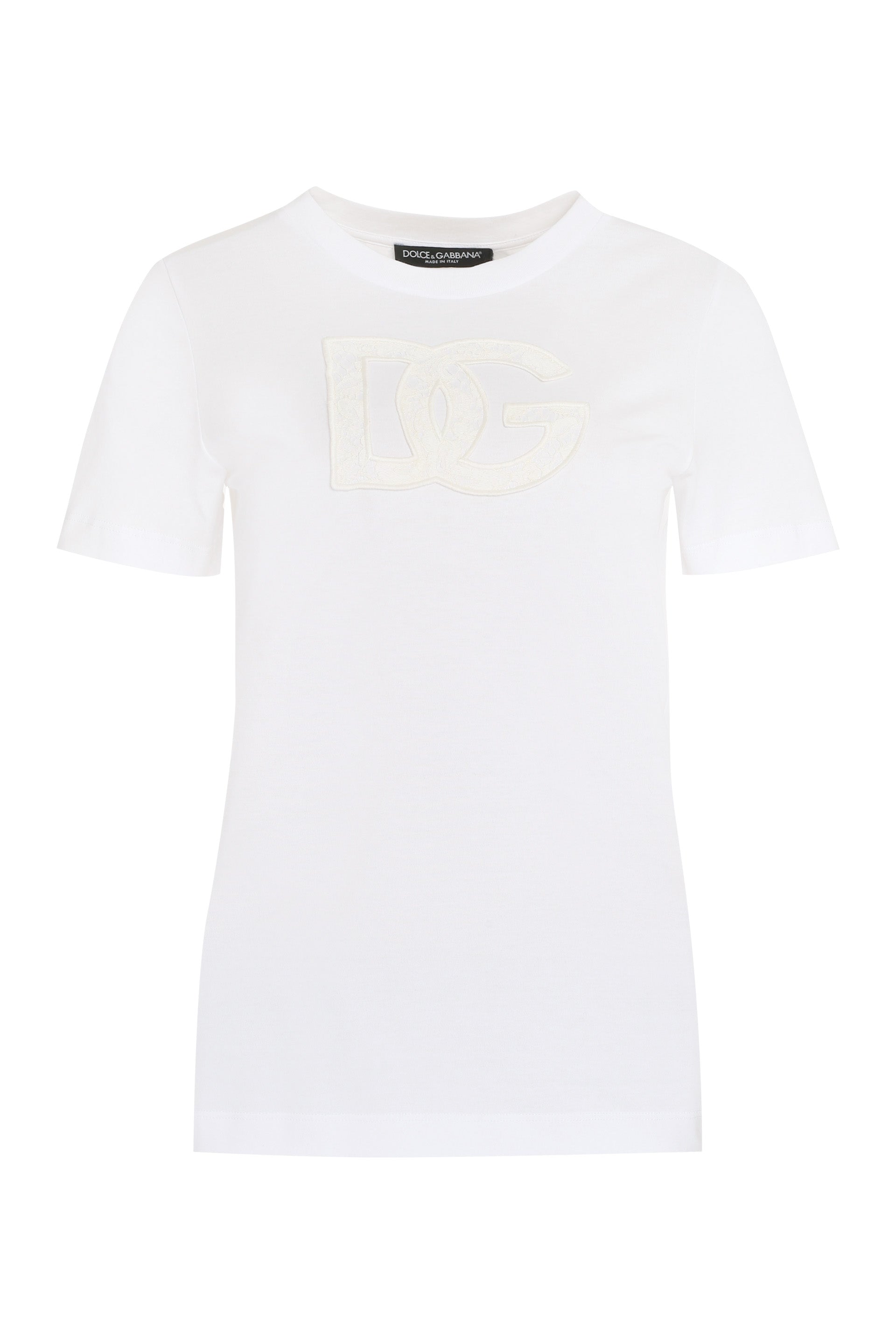 Jersey T-shirt with DG Logo Patch