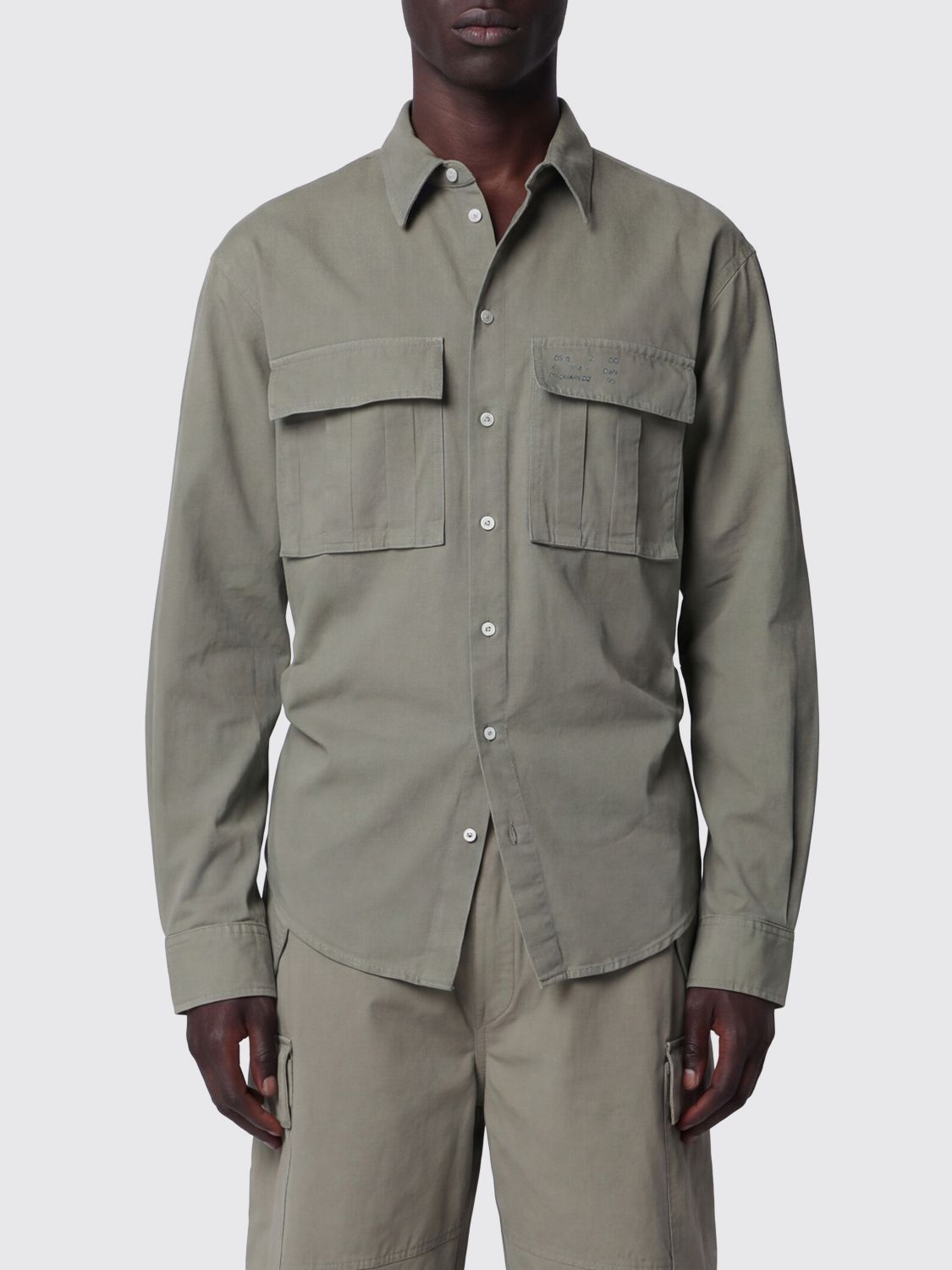 Shirt Men color Green