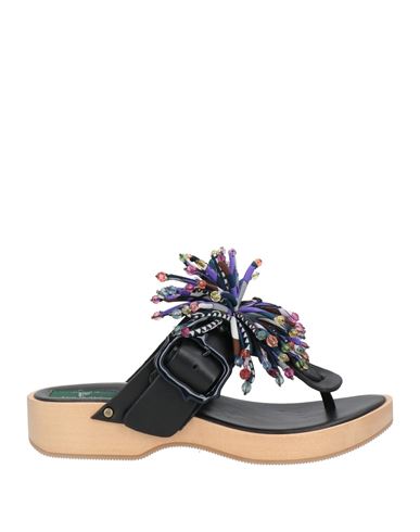 Woman Thong sandal Black