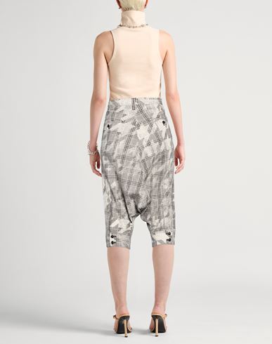 Woman Pants Grey Size 2 Cotton, Linen