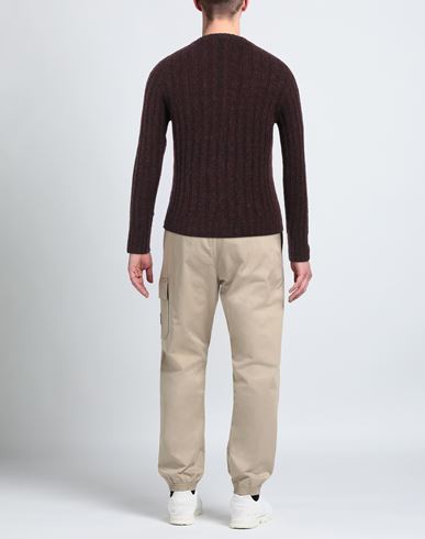 Man Sweater Burgundy Size XS Virgin Wool