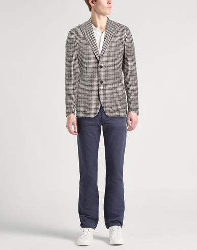 Man Blazer Ivory Size 36 Wool, Alpaca wool, Polyamide, Silk, Linen