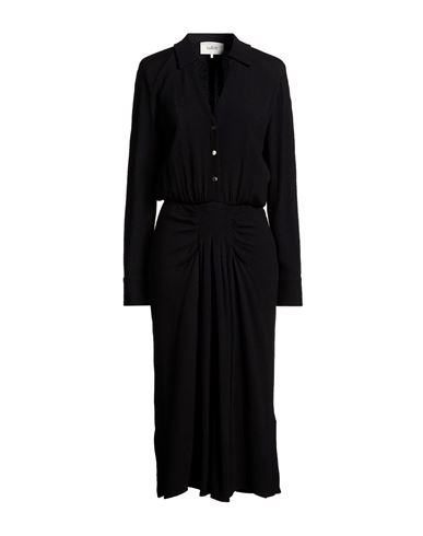 Woman Midi dress Black Size 1 Viscose, Elastane