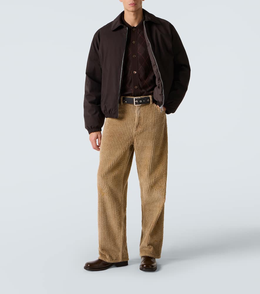 Vast Cut cotton corduroy wide-leg pants