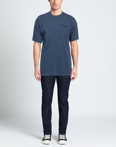 Man T-shirt Navy blue
