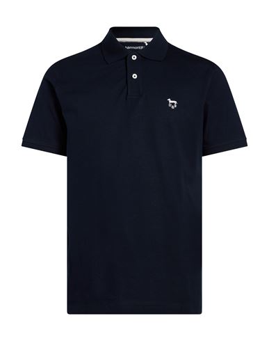 Man Polo shirt Midnight blue Size L Cotton