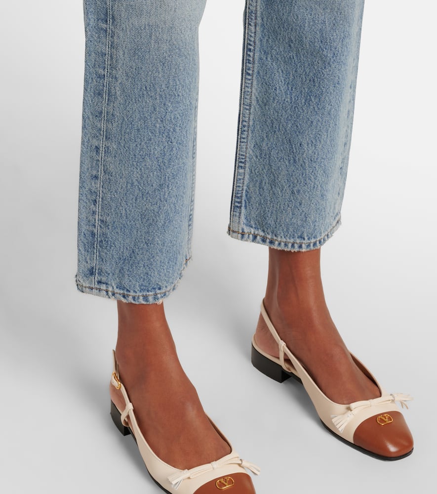 Parker mid-rise straight jeans
