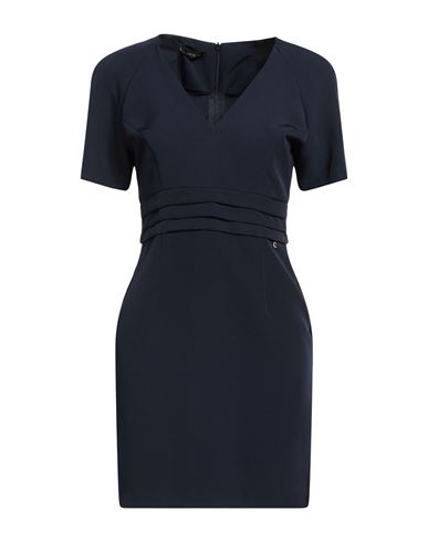 Woman Mini dress Midnight blue Size 6 Polyester, Elastane