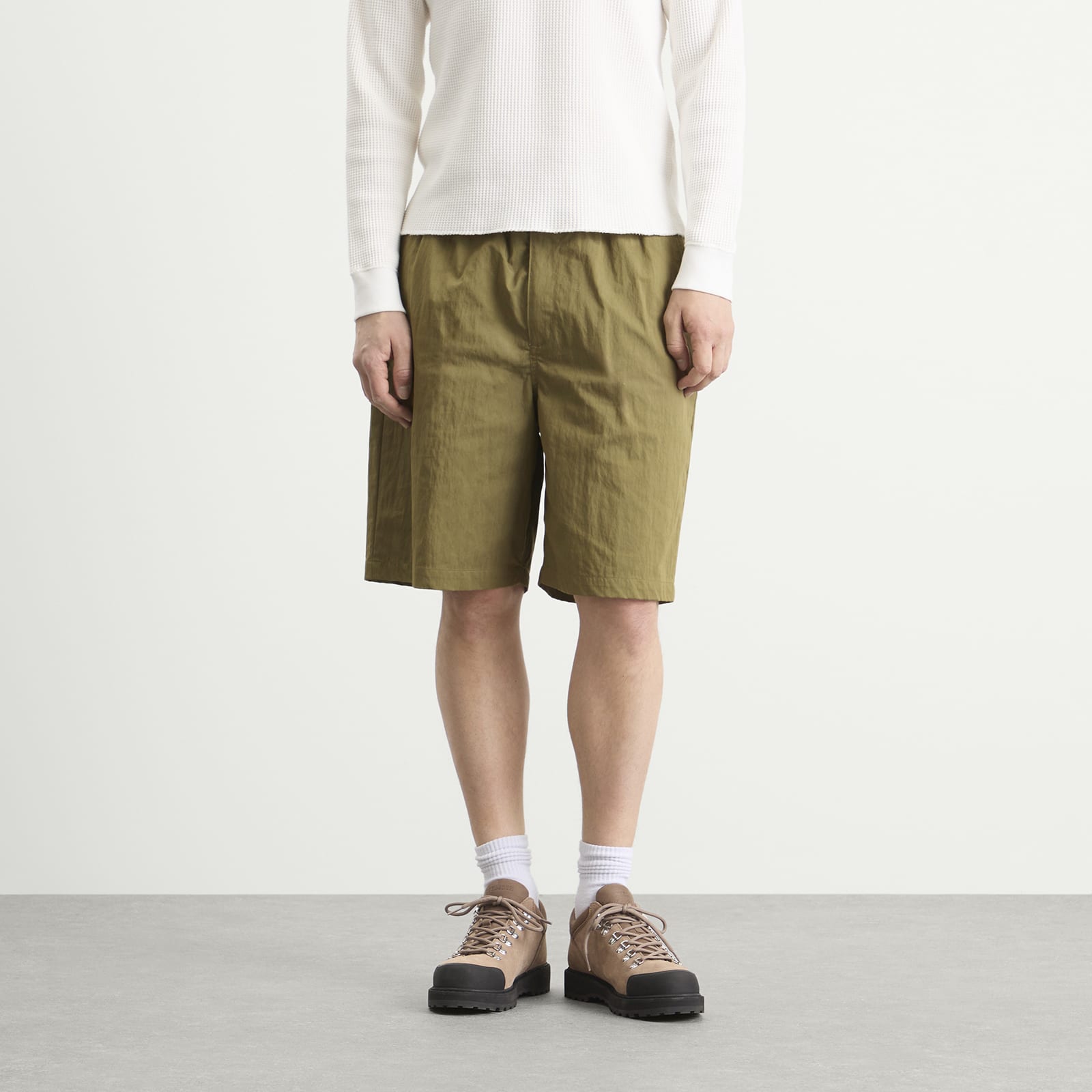 Men's Textured Easy Shorts Olive