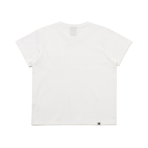 Rainbow Sorona Pocket Short Sleeve T-Shirt Women WHITE