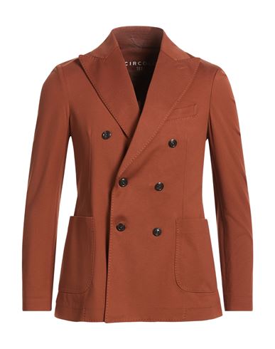Man Blazer Tan Size 38 Cotton, Elastane