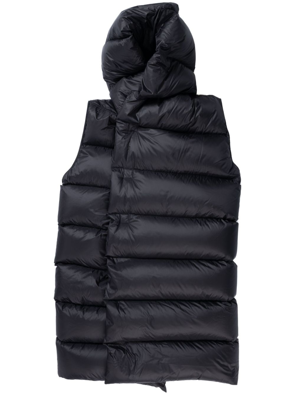 Hooded gilet - Black