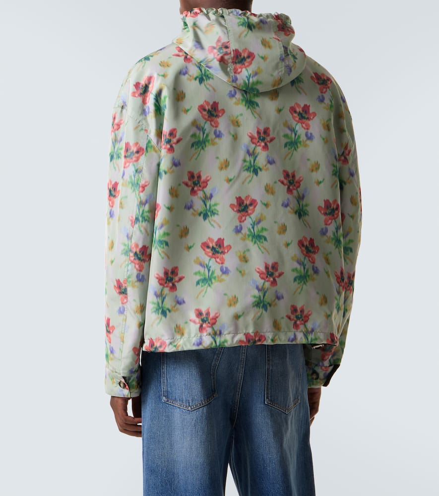 Floral reversible jacket