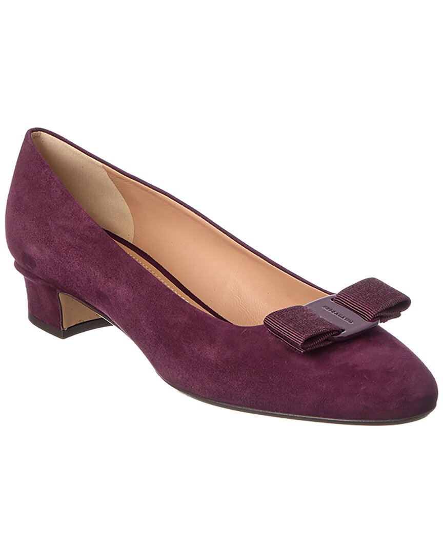 Vara Bow Suede Flat