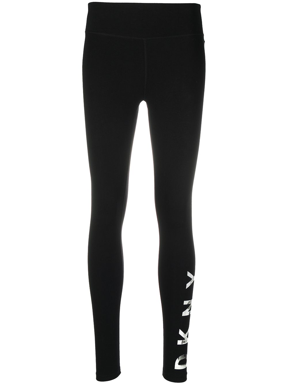 Mid-rise track pants - Black