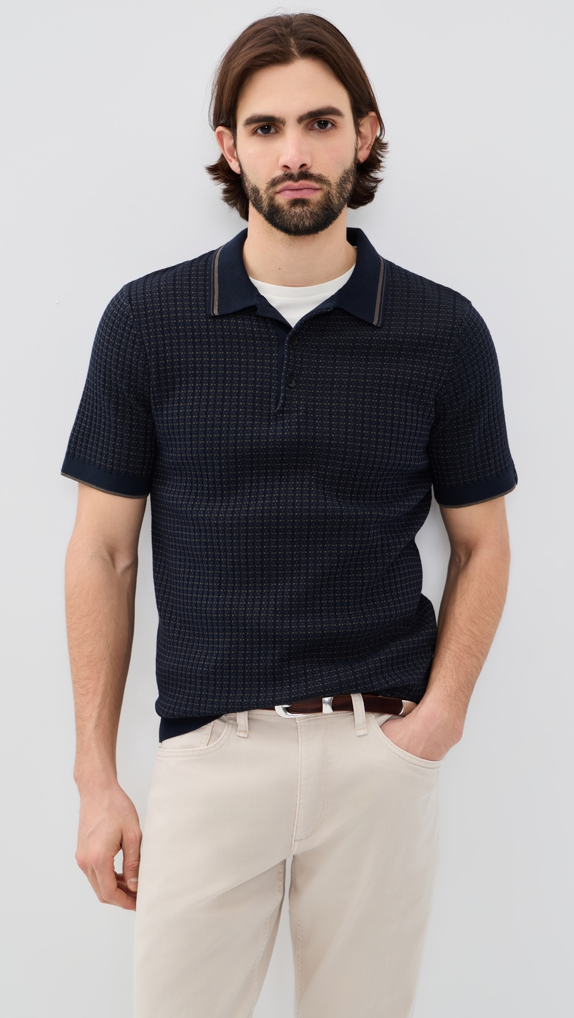 Harvey Rib Polo NVYMT