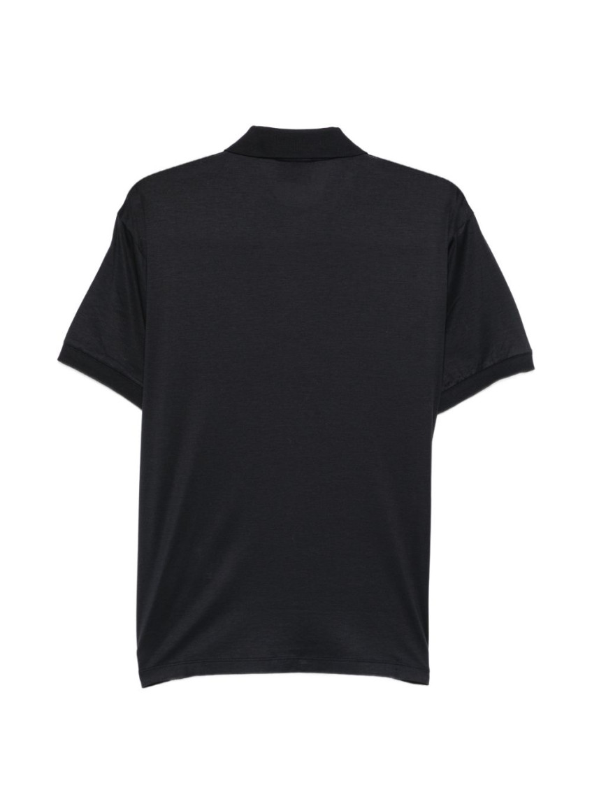 Emporio Armani - straight fit polo shirt short sleeves collar