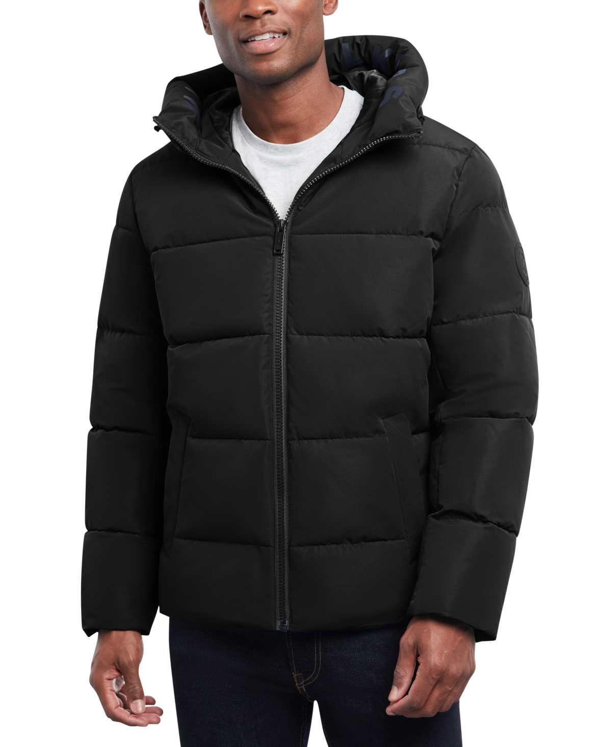 Men's Quilted Hooded Puffer Jacket