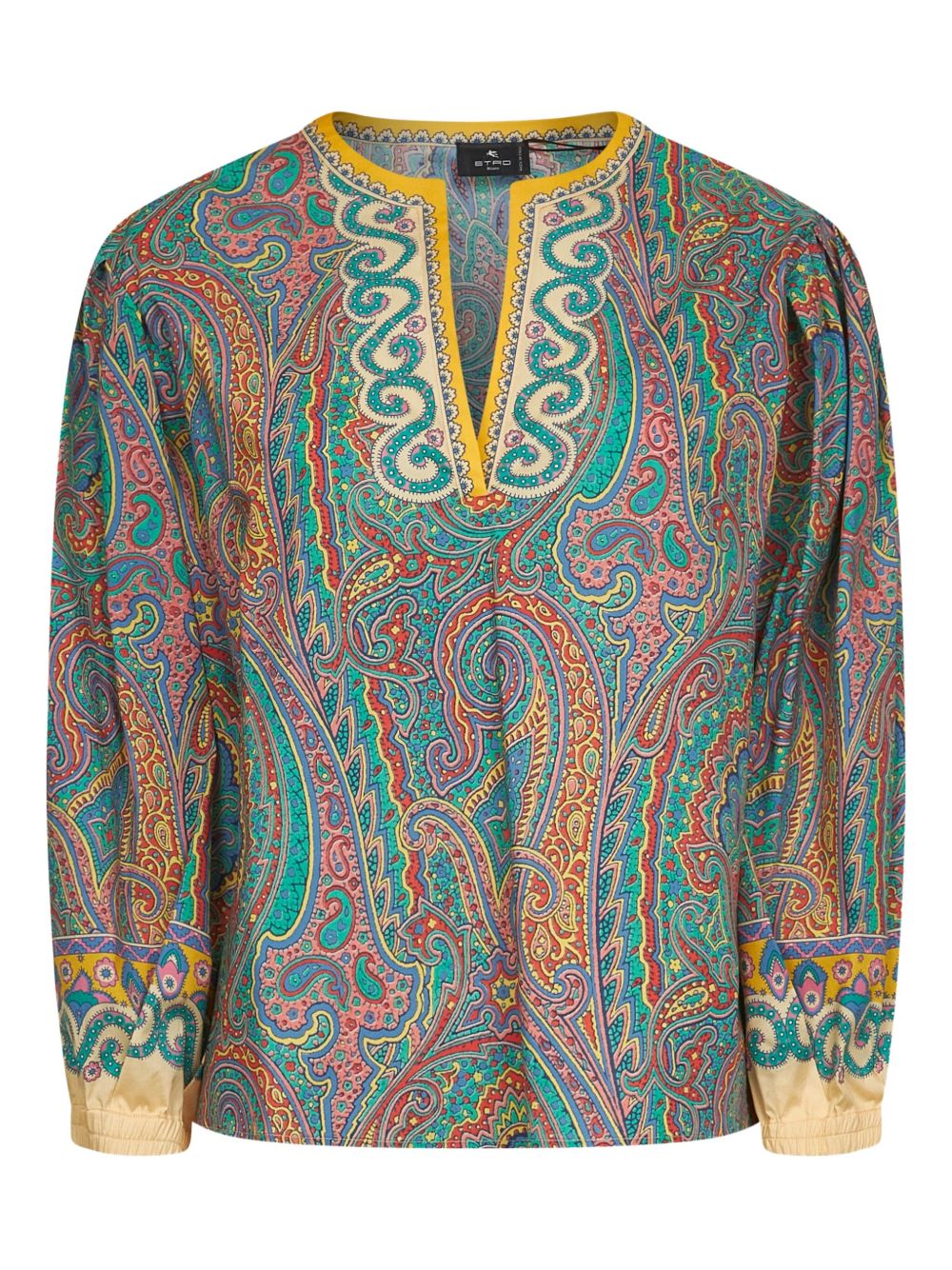 Paisley-print blouse - Green