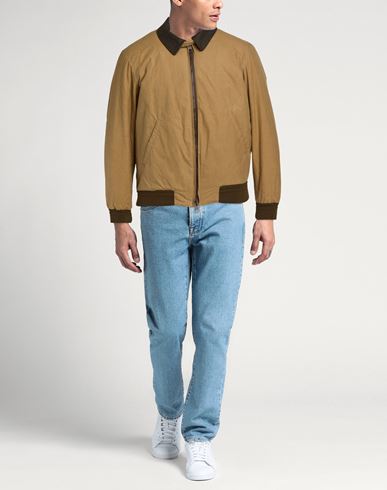 Man Jacket Khaki Size 40 Cotton