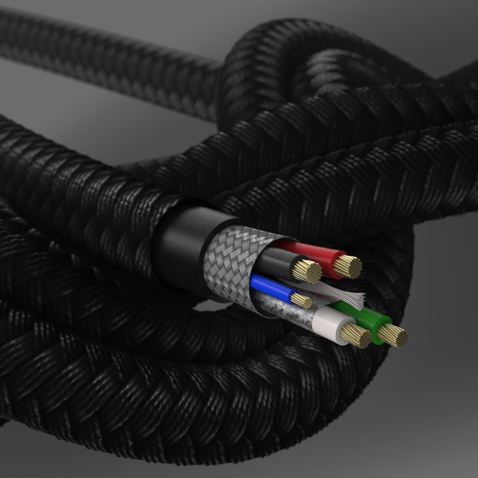 Lightning to USB-C Fast Charge Cable - Premium Glamour Black