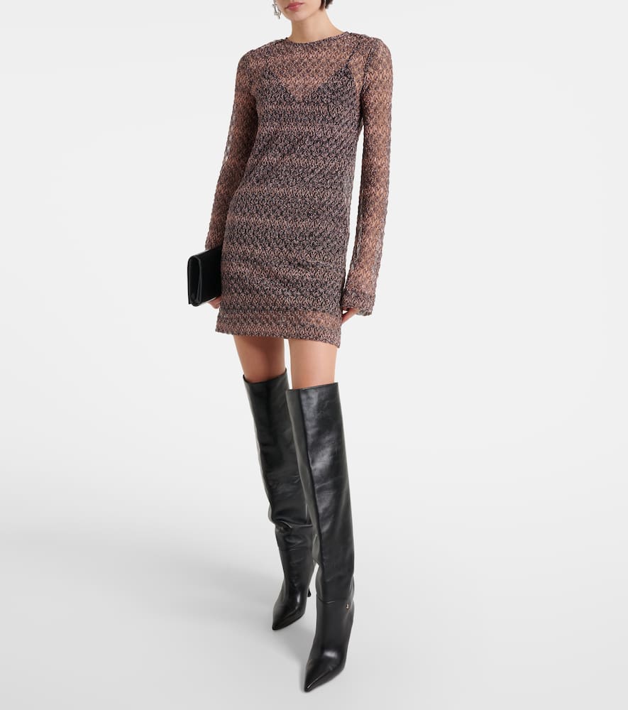 Lamé minidress