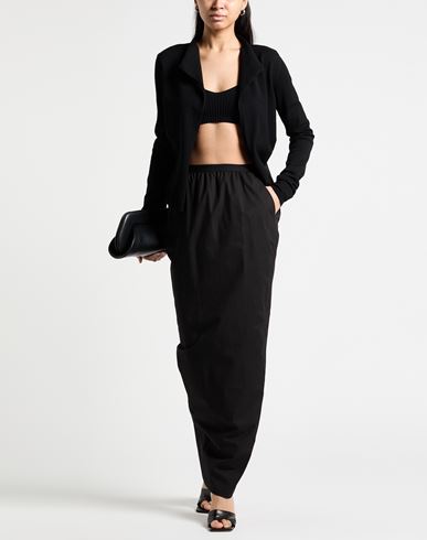 Woman Maxi skirt Black Size 2 Cotton