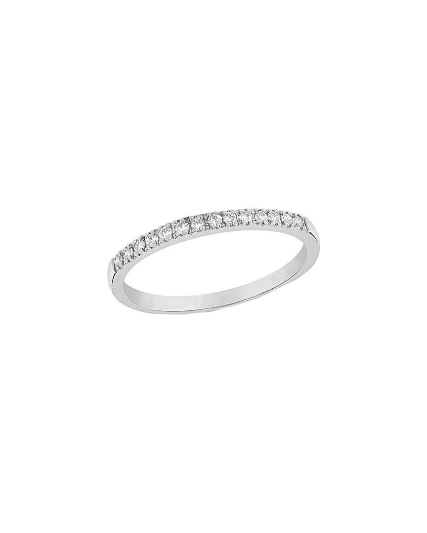Suzy Levian 여성 14K 0.15 Ct. Tw. Diamond Ring