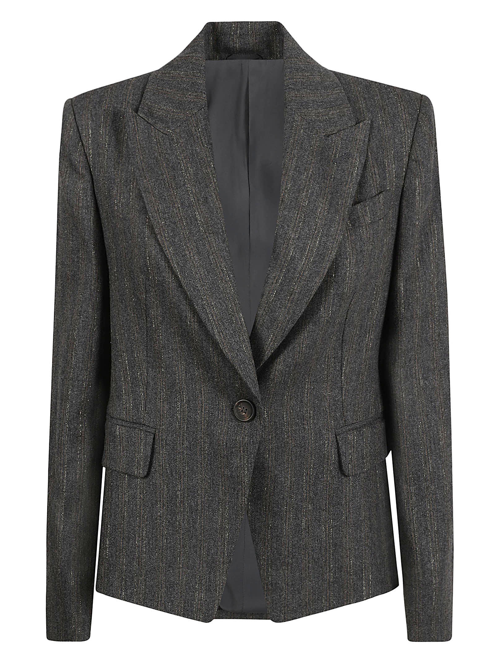 Single-breasted blazer - Grey