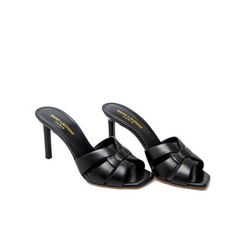 입생로랑 하이힐 여성용 컬러 블랙 650986DWE00