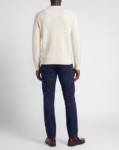 Man Sweater Ivory Size S Cotton