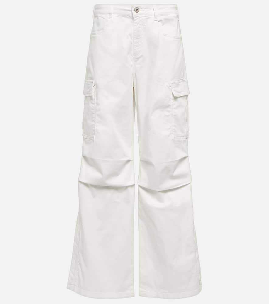 AG Jeans Denim midi skirt