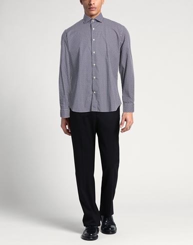 Man Shirt Blue Size 16 Cotton