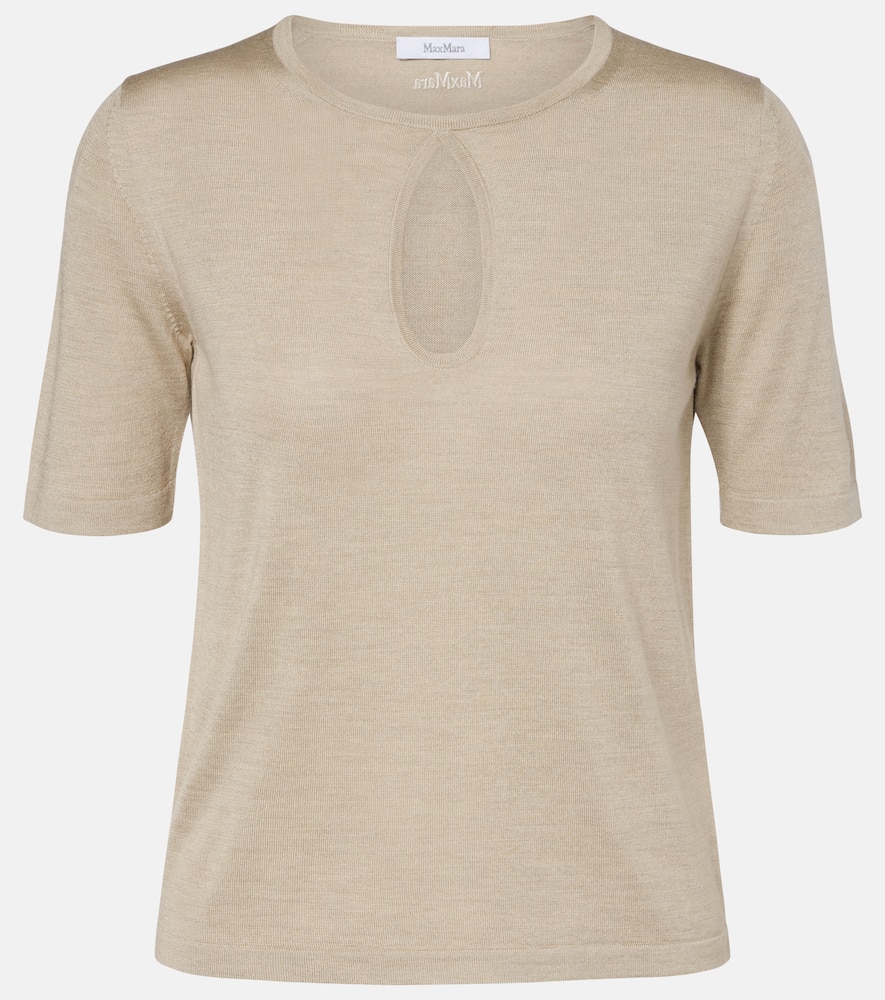 Valido silk and cashmere top