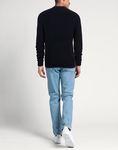 Man Sweater Navy Size 42 Cotton