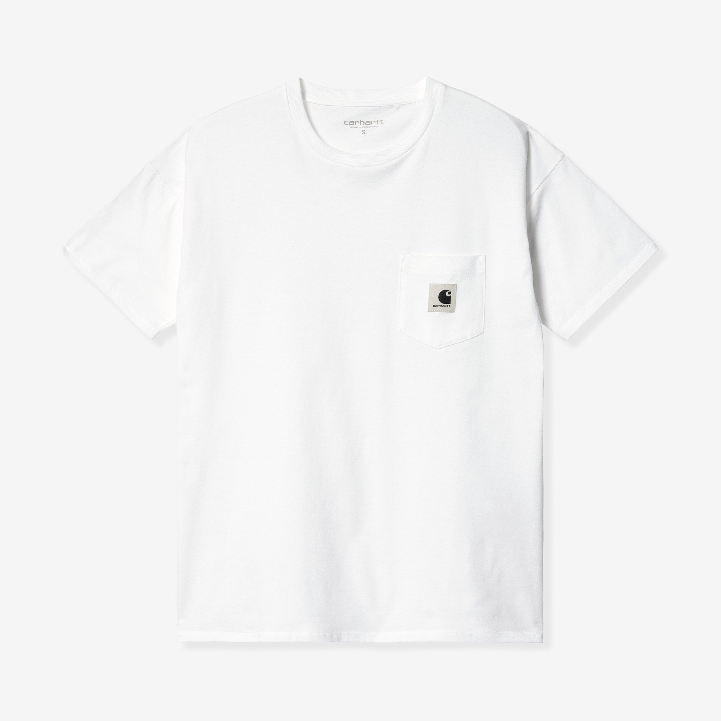 Carhartt WIP Wmns Short Sleeve Pocket T-Shirt - White - female