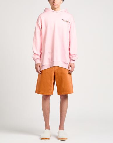 Man Sweatshirt Pink Size 40 Cotton