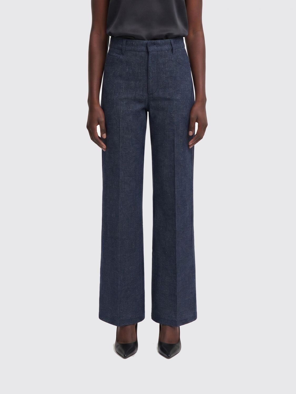 Pants Woman color Blue