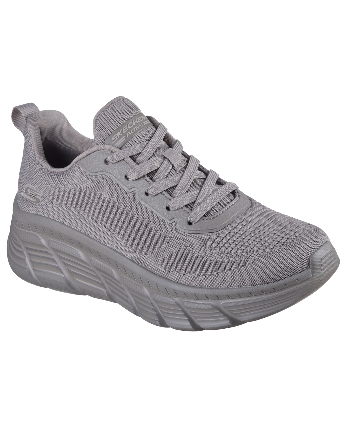 Women's Bobs Sport B Flex Hi Casual Wedge Sneakers from Finish Line - Dark Gray