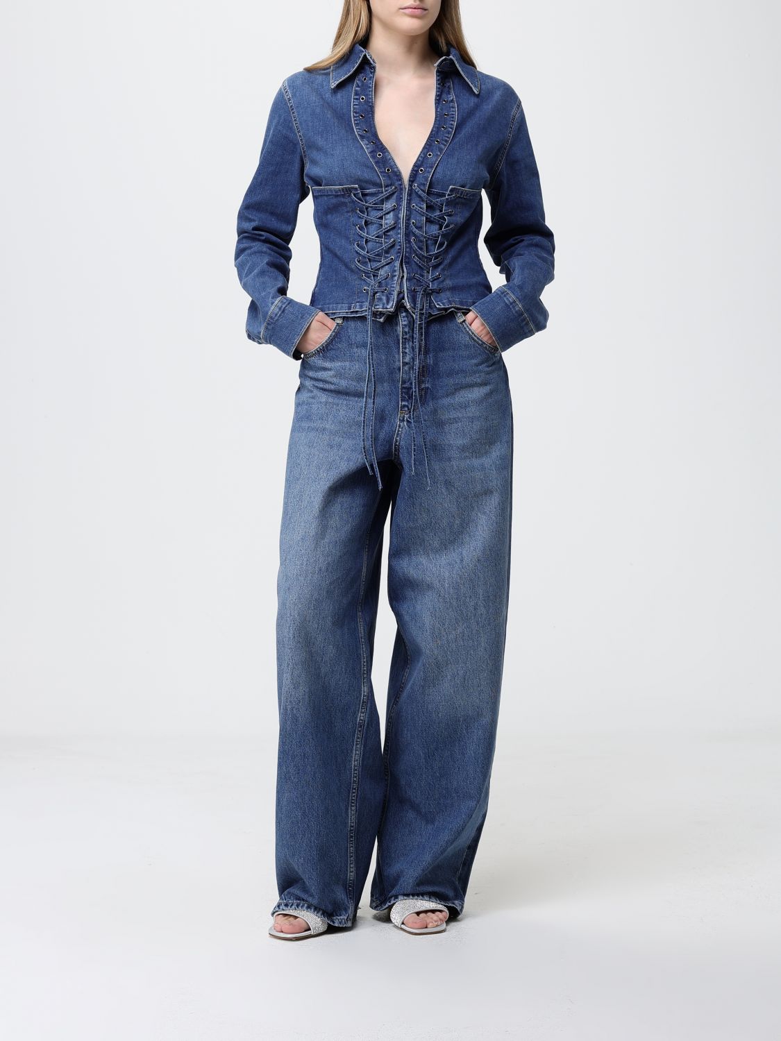 Jeans Woman color Navy