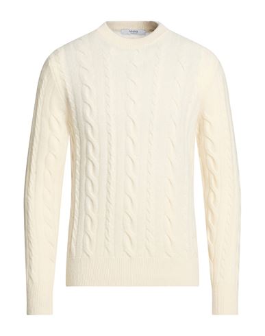 Man Sweater Ivory Size 44 Wool