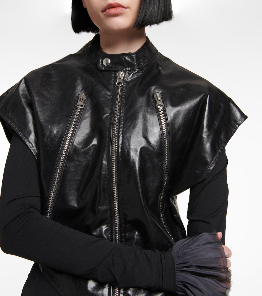 Leather jacket