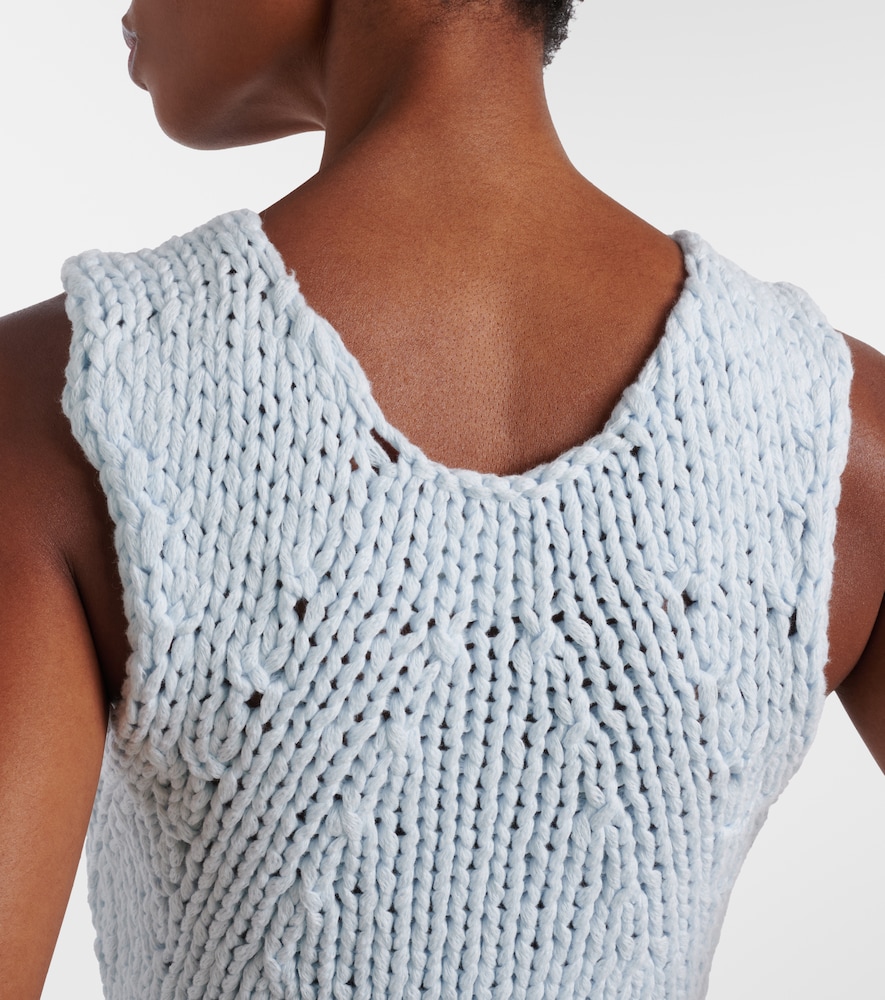 Cassie knitted cotton top