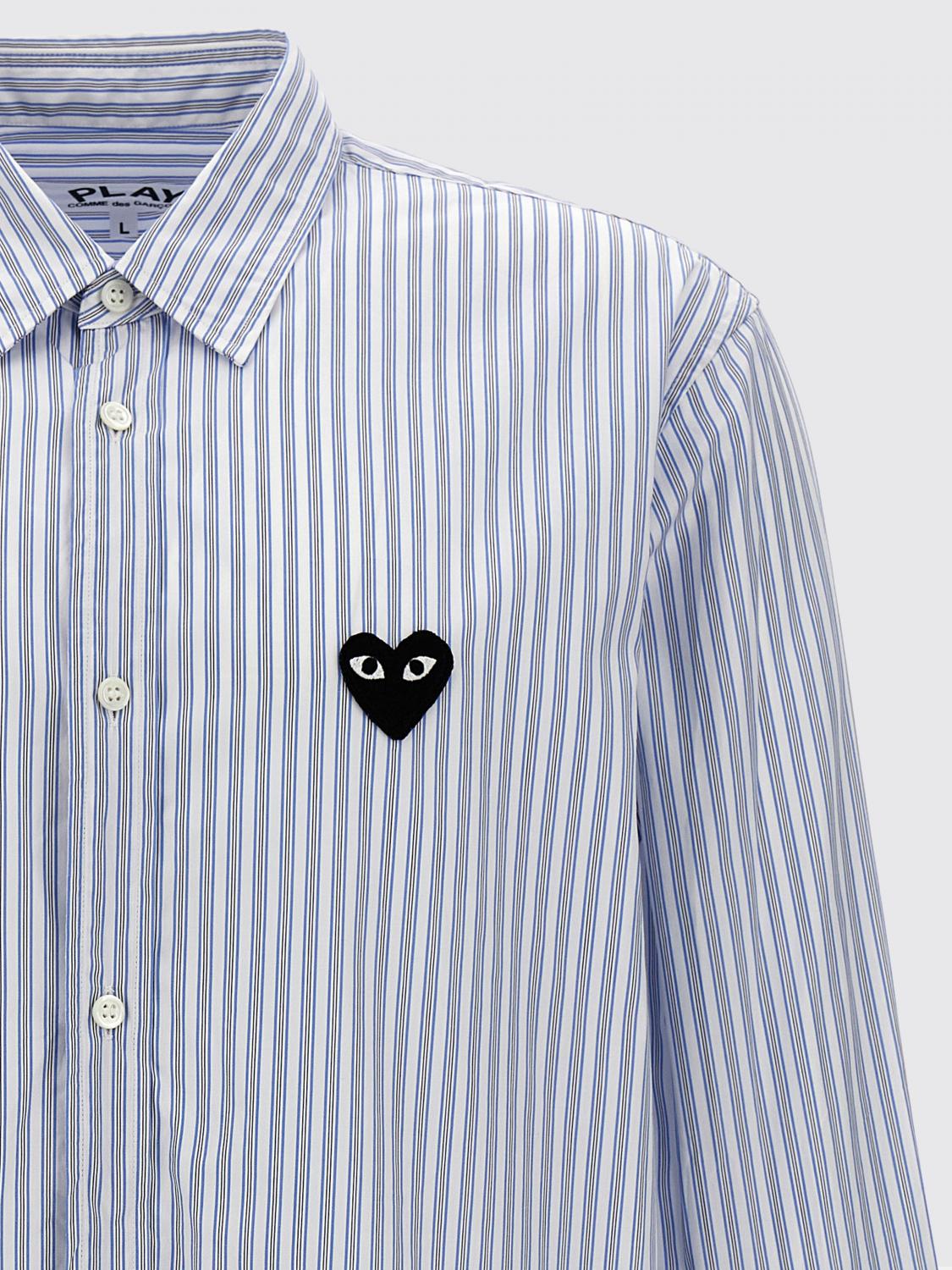 Shirt COMME DES GARÇONS PLAY Men color Blue