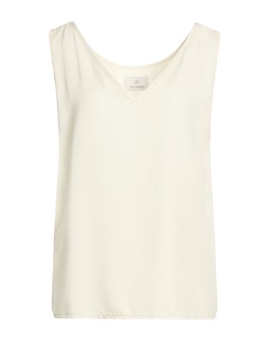 Woman Top Ivory Size M/L Tencel