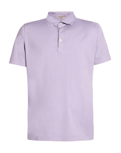 Royal Red Man Polo shirt Lilac Size 36 Cotton