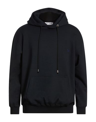 Man Sweatshirt Navy Size M Cotton